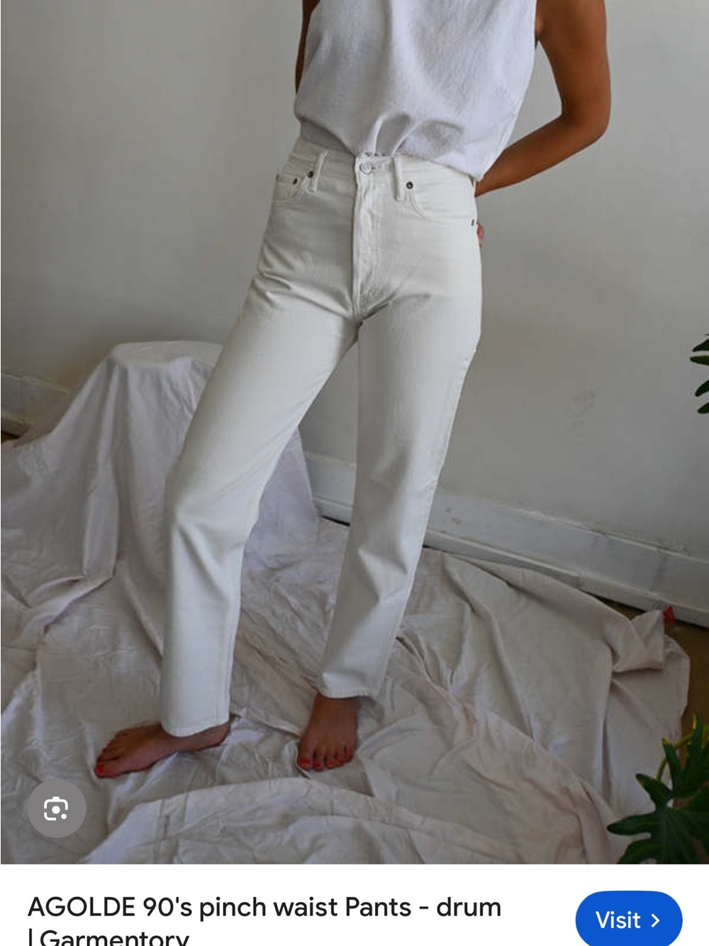 Agolde 90s pinch waist in drum size 25